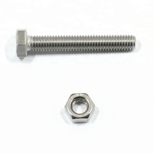 M10 M14 M18 Stainless Steel SS 304 316 Hex Bolt and Nut